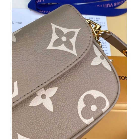 Replica Portafoglio Louis Vuitton con catena Borsa Ivy M82211 Grigio