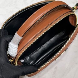 Replica Prada Odette Miniborsa in pelle 1BH203 Caffè