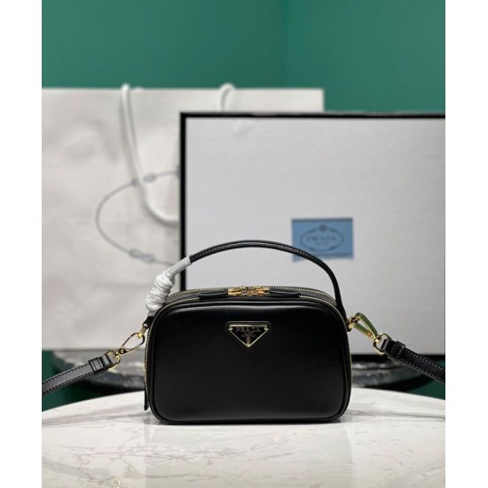 Replica Miniborsa Prada Odette in pelle 1BH203 Nera