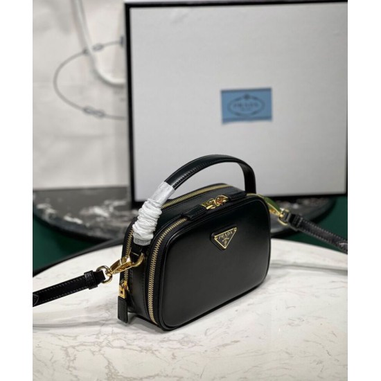 Replica Miniborsa Prada Odette in pelle 1BH203 Nera