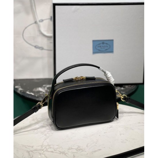 Replica Miniborsa Prada Odette in pelle 1BH203 Nera