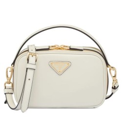 Replica Prada Odette Miniborsa in pelle 1BH203 Crema