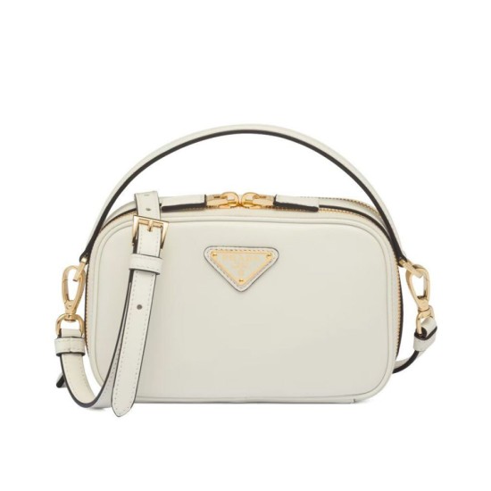Replica Prada Odette Miniborsa in pelle 1BH203 Crema