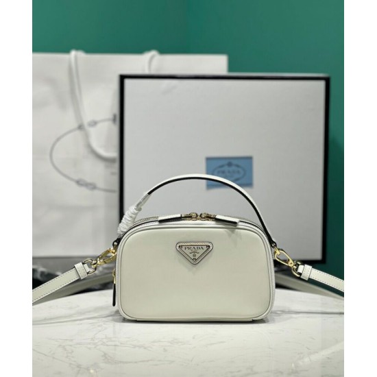 Replica Prada Odette Miniborsa in pelle 1BH203 Crema