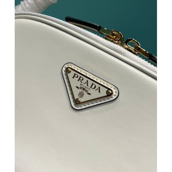 Replica Prada Odette Miniborsa in pelle 1BH203 Crema