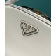 Replica Prada Odette Miniborsa in pelle 1BH203 Crema