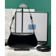 Replica Borsa a tracolla Prada in pelle spazzolata 1BD345 Nera