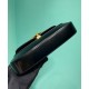 Replica Borsa a tracolla Prada in pelle spazzolata 1BD345 Nera