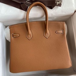 Replica Hermes Birkin 25 Borsa Returne Gesso Clemence