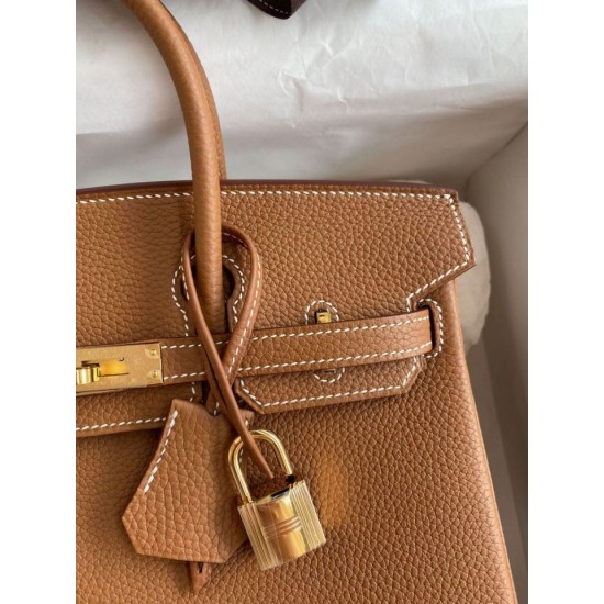 Replica Hermes Birkin 25 Borsa Returne Gesso Clemence