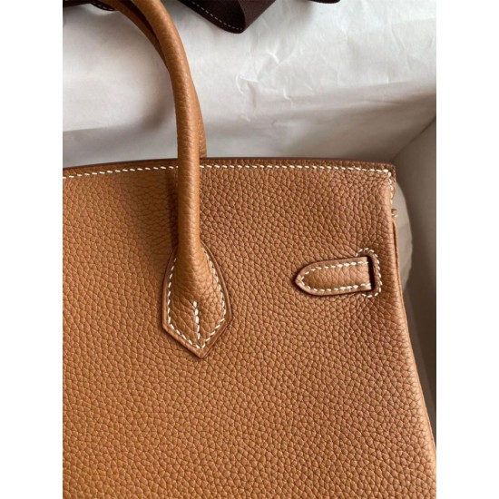 Replica Hermes Birkin 25 Borsa Returne Gesso Clemence