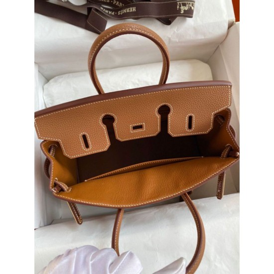 Replica Hermes Birkin 25 Borsa Returne Gesso Clemence