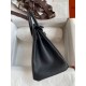 Replica Borsa Hermes Birkin 25 Retourne fatta a mano nera Clemence