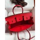 Replica Borsa Hermes Birkin 25 Retourne Rossa Clemence
