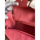 Replica Hermes Birkin 25 Retourne Borsa fatta a mano Rossetto rosa Clemence