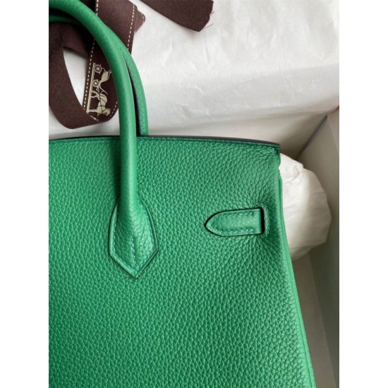 Replica Borsa Hermes Birkin 25 Retourne Clemence grigio perla
