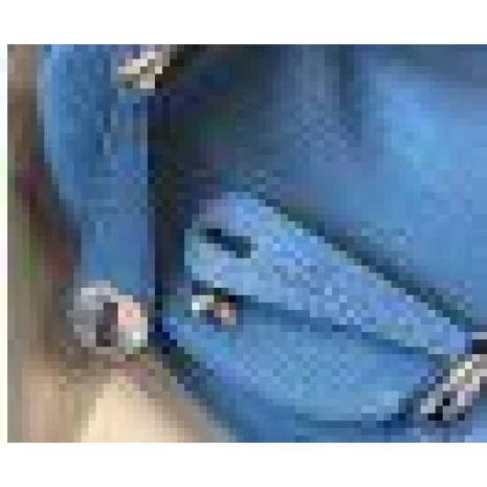 Replica Borsa Hermes Lindy Mini Agata Blu Clemence