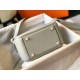 Replica Borsa Hermes Mini Lindy Clemence grigio perla
