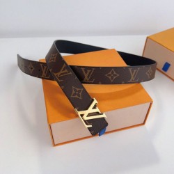 Replica Cintura reversibile Louis Vuitton LV con iniziali 30 mm M0565V Tela monogramma