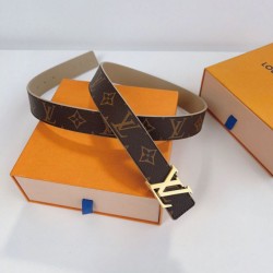 Replica Cintura reversibile Louis Vuitton LV con iniziali 30 mm M0646V Tela monogramma