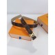 Replica Cintura reversibile Louis Vuitton LV con iniziali 30 mm M0646V Tela monogramma