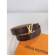 Replica Cintura reversibile Louis Vuitton LV con iniziali 30 mm M0646V Tela monogramma