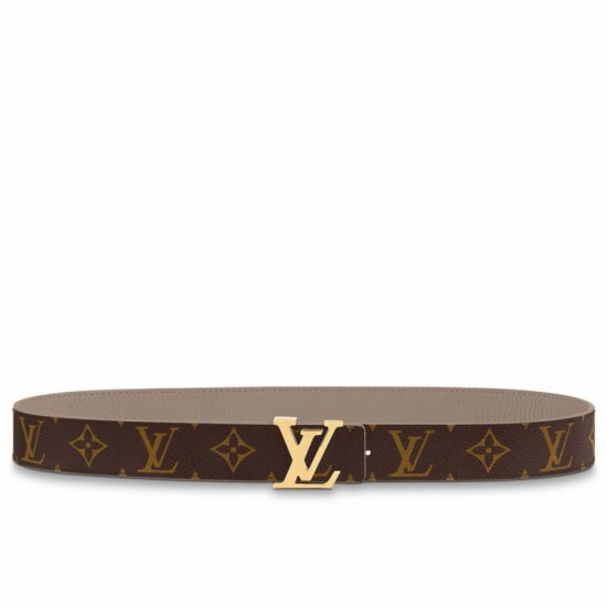 Replica Cintura reversibile Louis Vuitton LV con iniziali 30 mm M0646V Tela monogramma