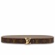 Replica Cintura reversibile Louis Vuitton LV con iniziali 30 mm M0646V Tela monogramma