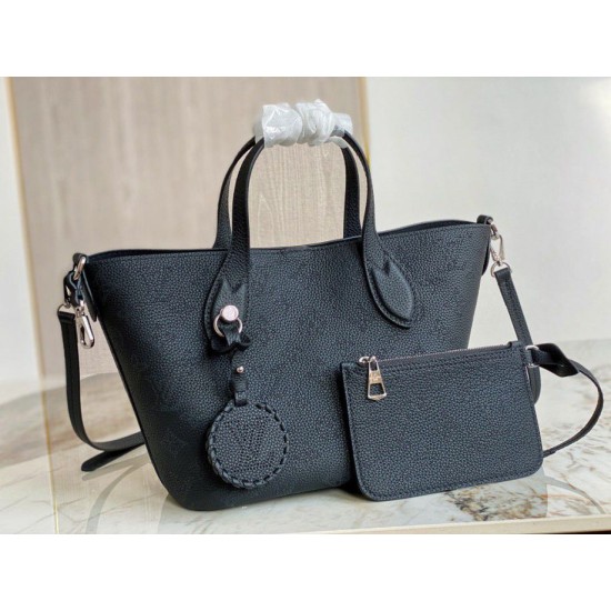 Replica Borsa Louis Vuitton Blossom PM Mahina m21848 Nera