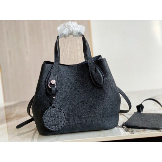 Replica Borsa Louis Vuitton Blossom PM Mahina m21848 Nera