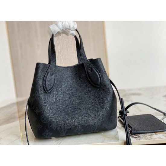 Replica Borsa Louis Vuitton Blossom PM Mahina m21848 Nera