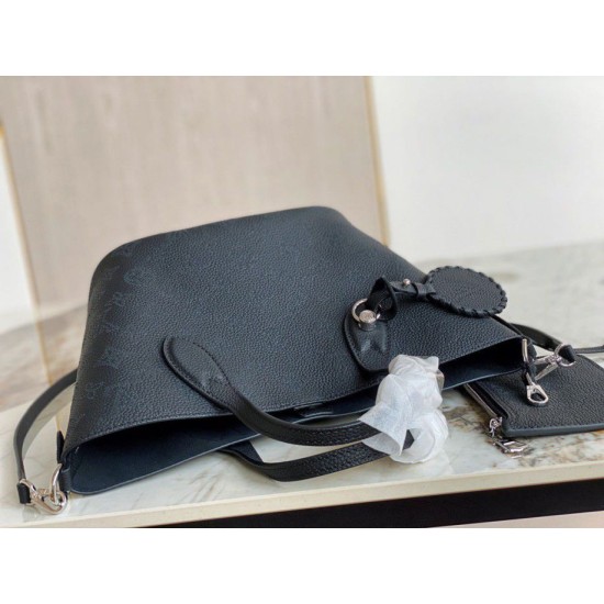Replica Borsa Louis Vuitton Blossom PM Mahina m21848 Nera