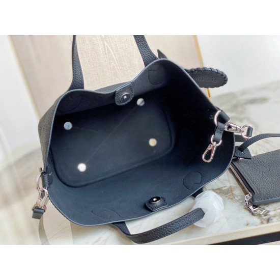 Replica Borsa Louis Vuitton Blossom PM Mahina m21848 Nera