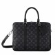 Replica Louis Vuitton Porte-Documents Voyage PM in tela monogramma Eclipse M46457