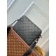Replica Borsa a tracolla Louis Vuitton Trio in pelle con monogramma in rilievo M46602 Replica Borsa a tracolla Louis Vuitton Trio in pelle con monogramma in rilievo M46602