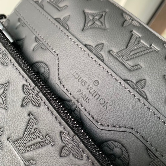 Replica Borsa a tracolla Louis Vuitton Trio in pelle con monogramma in rilievo M46602 Replica Borsa a tracolla Louis Vuitton Trio in pelle con monogramma in rilievo M46602
