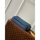 Replica Borsa a tracolla Louis Vuitton Trio in pelle con monogramma in rilievo M46604