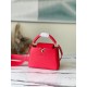 Replica Borsa mini Louis Vuitton Capucines in pelle Taurillon rossa M56845