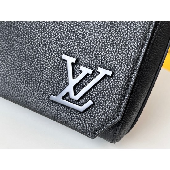 Replica Borsa a tracolla Louis Vuitton Takeoff in pelle LV Aerogram M57080