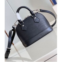 Replica Borsa Louis Vuitton Alma Nano M81945 Epi Nera