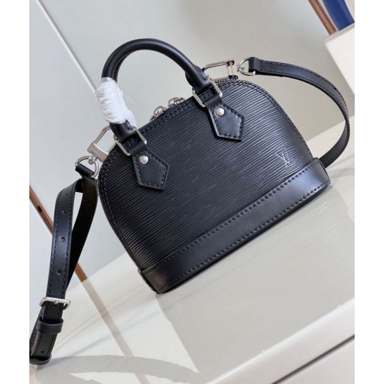 Replica Borsa Louis Vuitton Alma Nano M81945 Epi Nera