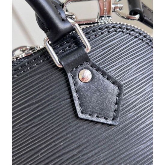 Replica Borsa Louis Vuitton Alma Nano M81945 Epi Nera