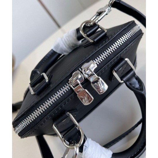 Replica Borsa Louis Vuitton Alma Nano M81945 Epi Nera