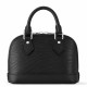 Replica Borsa Louis Vuitton Alma Nano M81945 Epi Nera