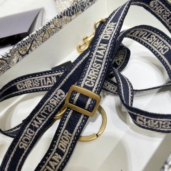 Replica Micro tracolla regolabile Dior Blu