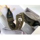 Replica Tracolla Dior Camouflage Tela ricamata Verde