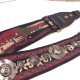Replica Cinturino Dior Canvas di ispirazione bohémien rosso