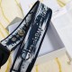 Replica Tracolla Dior con ricamo Tie Dior multicolore blu Replica Tracolla Dior con ricamo Tie Dior multicolore blu