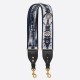 Replica Tracolla Dior con ricamo Tie Dior multicolore blu Replica Tracolla Dior con ricamo Tie Dior multicolore blu