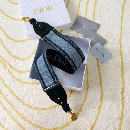 Replica Tracolla Dior Denim Christian Dior Blu